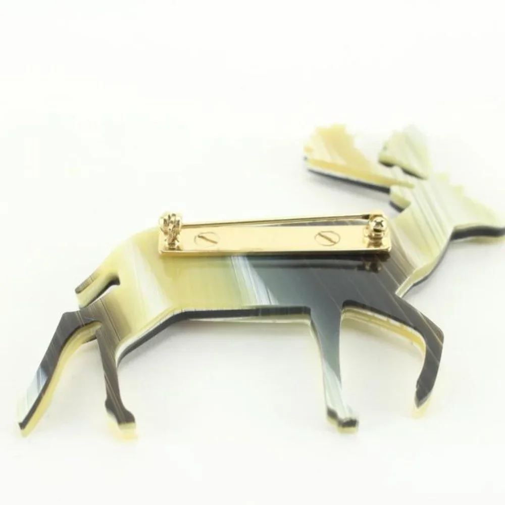 Chanel 01A Reindeer CC Brooch Deer Motif 20ck76s